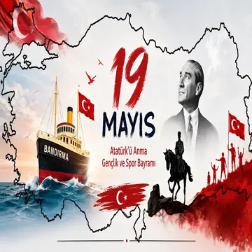 19 Mayıs Atatürk’ü Anma, Gençlik ve Spor Bayramı okul panosu