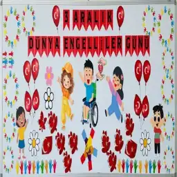 3 aralık dünya engelliler panosu