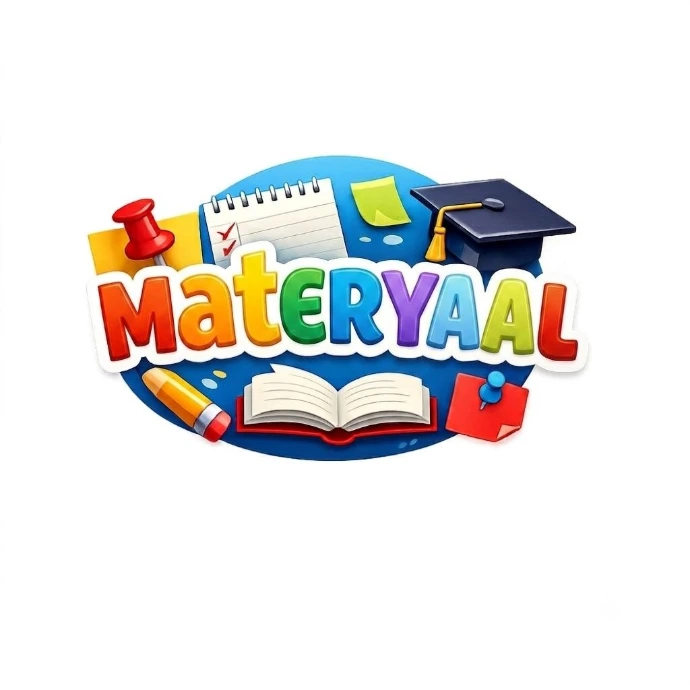 Materyaal.com web sitesi resmi logosu ve öğretmen eğitim materyalleri platformu görseli.
