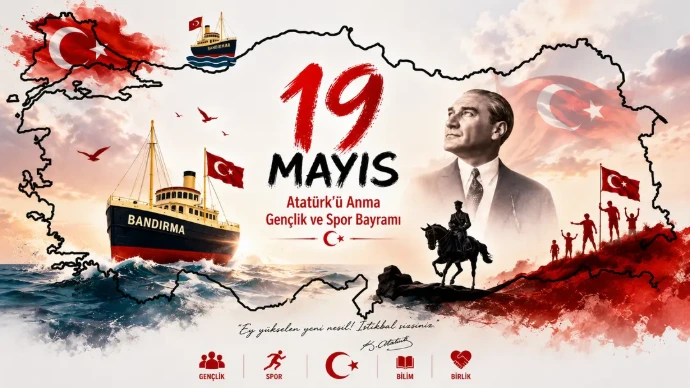 19 Mayıs Atatürk'ü Anma, Gençlik ve Spor Bayramı