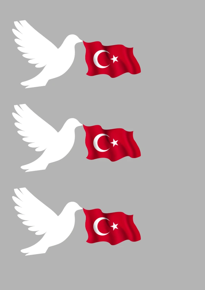 Bayrak Taşıyan Kuşlar 